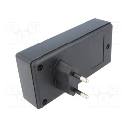 1 pcs x SUPERTRONIC - PP054N-S - Enclosure: for power supplies, X: 120mm, Y: 56mm, Z: 31mm, ABS, black