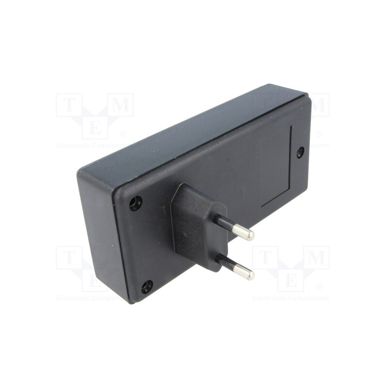 1 pcs x SUPERTRONIC - PP054N-S - Enclosure: for power supplies, X: 120mm, Y: 56mm, Z: 31mm, ABS, black
