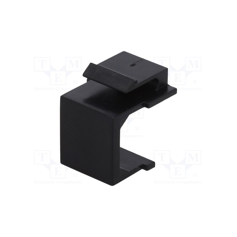 5 pcs x LOGILINK - NK0091 - Protection cap, black, for panel mounting,snap fastener