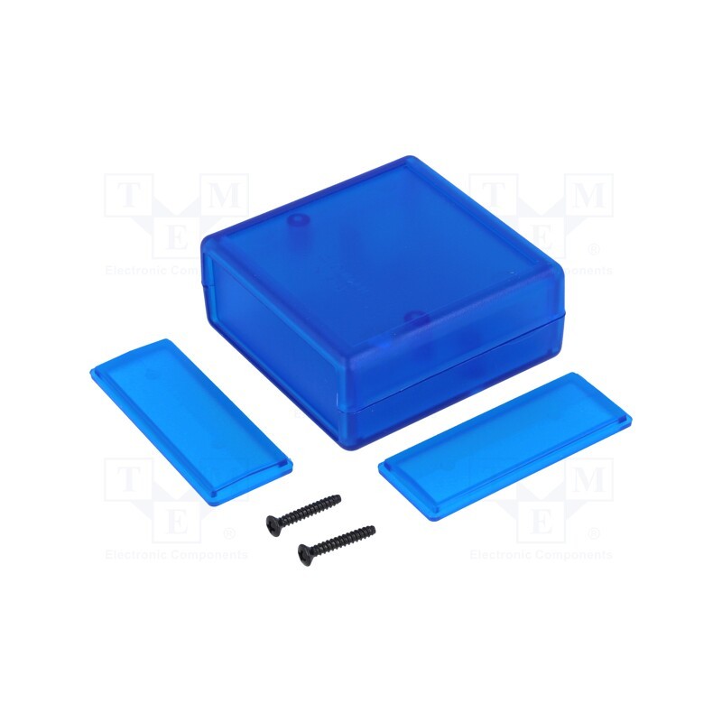 1 pcs x HAMMOND - 1593KTBU - Enclosure: with panel, 1593, X: 66mm, Y: 66mm, Z: 28mm, ABS