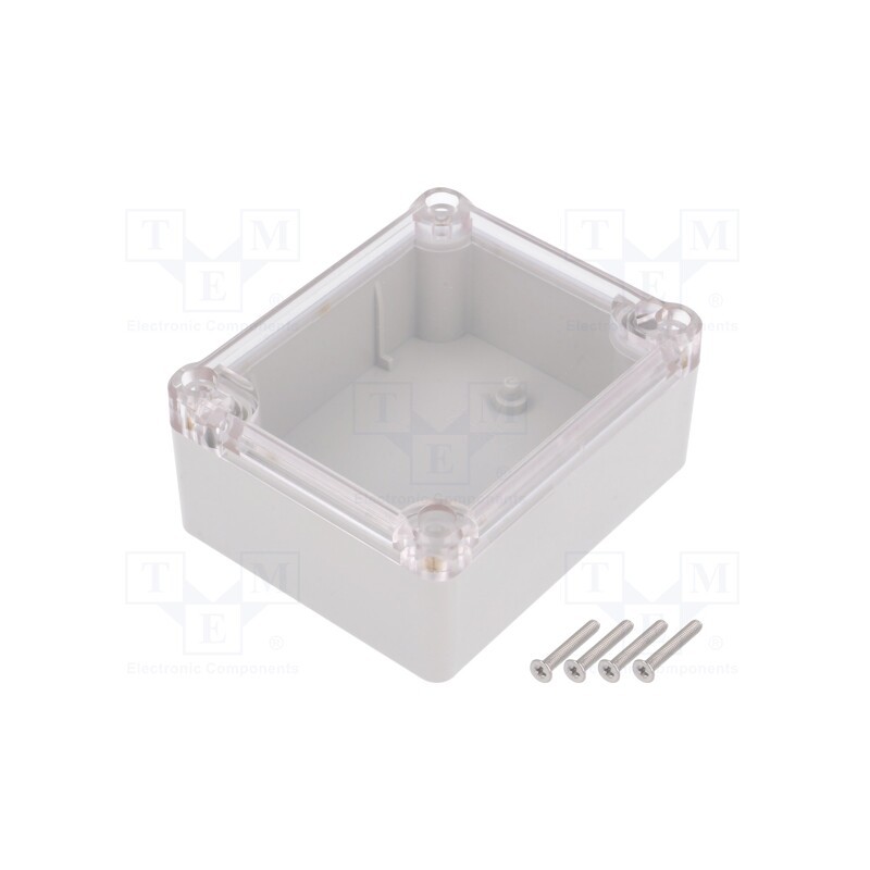 1 pcs x KRADEX - Z54JPH TM-ABS - Enclosure: multipurpose, X: 74mm, Y: 89mm, Z: 41mm, ABS, grey, gasket