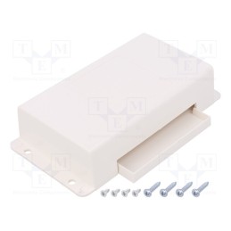 1 pcs x SUPERTRONIC - PP069W-S - Enclosure: multipurpose, X: 38mm, Y: 133mm, Z: 30mm, ABS, white