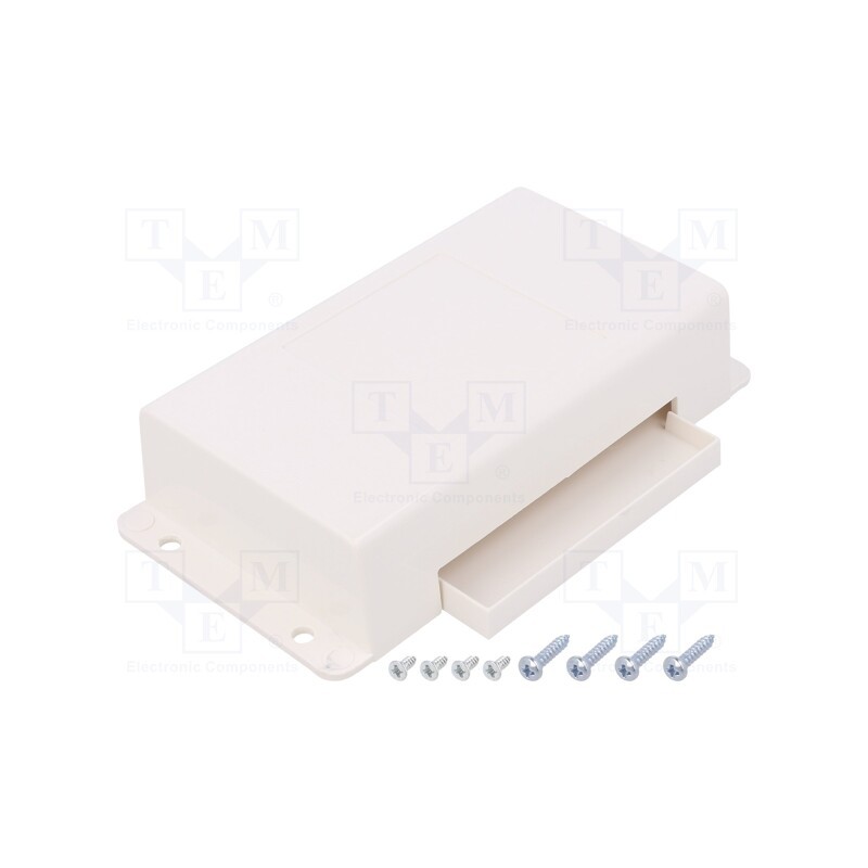 1 pcs x SUPERTRONIC - PP069W-S - Enclosure: multipurpose, X: 38mm, Y: 133mm, Z: 30mm, ABS, white
