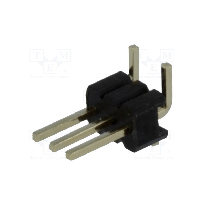 5 pcs x CONNFLY - DS1031-03-1*3P8BS311-3A - Pin header, pin strips, male, PIN: 3, vertical, 1.27mm, SMT, 1x3