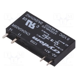 1 pcs x SENSATA / CRYDOM - CN240A05R - Relay: solid state, Ucntrl: 3÷12VDC, 2A, 24÷280VAC, THT, SIP
