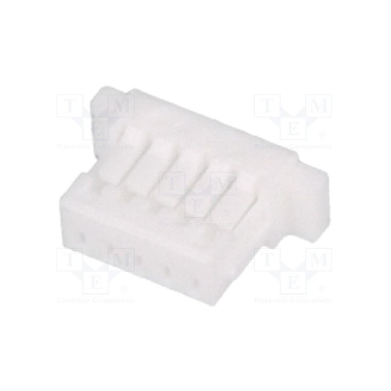 5 pcs x JST - SHR-05V-S-B - Plug, wire-board, female, SH, 1mm, PIN: 5, w/o contacts, for cable