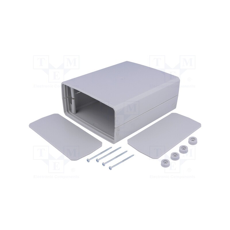 1 pcs x KRADEX - Z2J - Enclosure: with panel, X: 149mm, Y: 179mm, Z: 70mm, polystyrene, grey