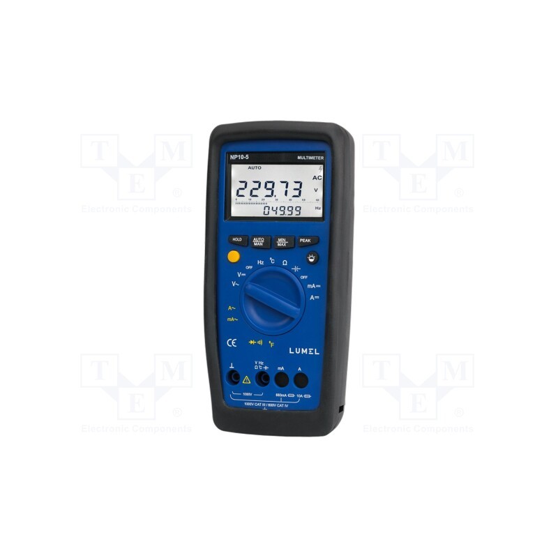 1 pcs x LUMEL - NP10-500M1 - Digital multimeter, LED, 2,8x/s, VDC: 660mV,6.6V,66V,660V,1kV