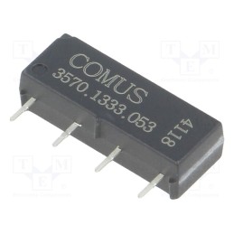 1 pcs x COMUS - 3570.1333.053 - Relay: reed switch, SPST-NO, Ucoil: 5VDC, 500mA, max.200VDC, 10W