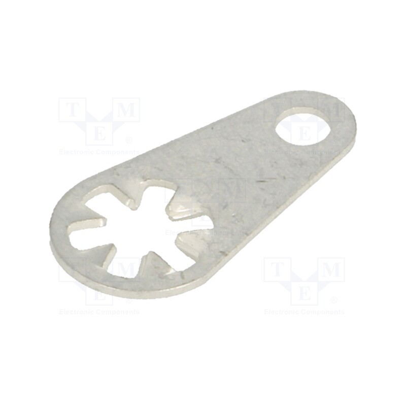 5 pcs x KEYSTONE - 908 - Tip: solder lug ring, 0.45mm, M3, Ø: 3.1mm, soldering, screw, brass