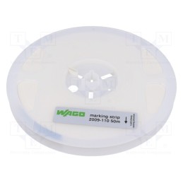 1 pcs x WAGO - 2009-110 - Markers for rail connectors, 11mm, 50m, snap fastener