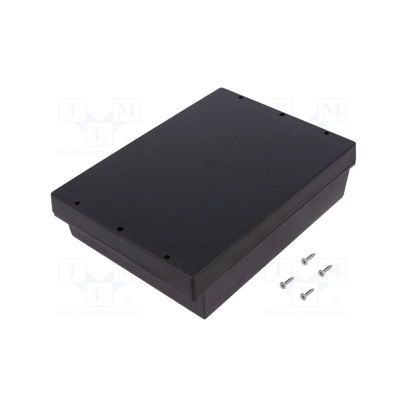 1 pcs x KRADEX - Z46 ABS - Enclosure: multipurpose, X: 144mm, Y: 198mm, Z: 53mm, ABS, black