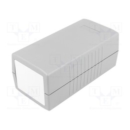 1 pcs x GAINTA - G412 - Enclosure: with panel, X: 60mm, Y: 120mm, Z: 50mm, ABS, dark grey