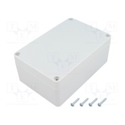1 pcs x MASZCZYK - KM-175/GY - Enclosure: multipurpose, X: 90mm, Y: 135mm, Z: 55mm, ABS, grey, IP65