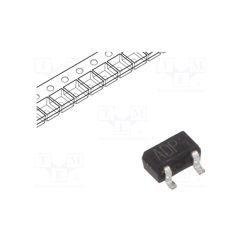 5 pcs x ROHM SEMICONDUCTOR - 2SC4726TLP - Transistor: NPN, bipolar, 11V, 50mA, 150mW, SC75A,SOT416