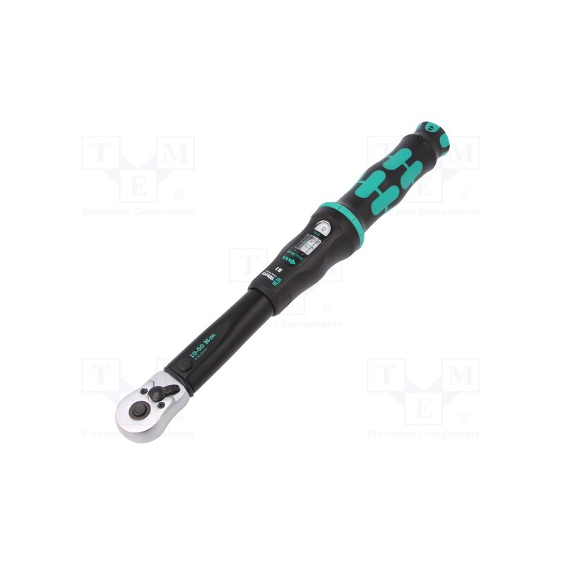 1 pcs x WERA - 5075610001 - Wrench, torque, 360mm, 10÷50Nm, Mounting: 3/8'