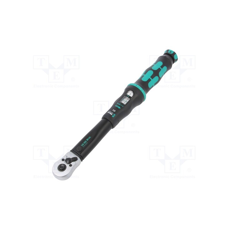 1 pcs x WERA - 5075620001 - Wrench, torque, 360mm, 10÷50Nm, Mounting: 1/2'