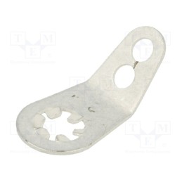 5 pcs x KEYSTONE - 7311 - Tip: solder lug ring, 0.45mm, M3, Ø: 3.1mm, soldering, screw, brass