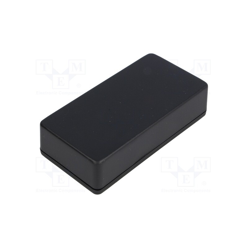 1 pcs x HAMMOND - 1591XXABK - Enclosure: multipurpose, X: 51mm, Y: 100mm, Z: 26mm, 1591XX, ABS, IP54