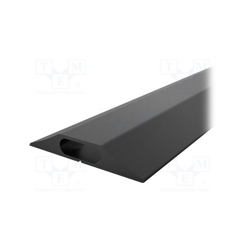 1 pcs x COBA EUROPE - CP010006 - Cable protector, Width: 83mm, L: 9m, PVC, H: 14mm, black, CablePro GP
