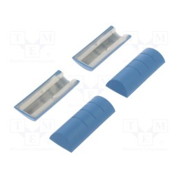 1 set x RETEX - P33133225 -AS - Rubber corner, Series: 33, blue, 4pcs.