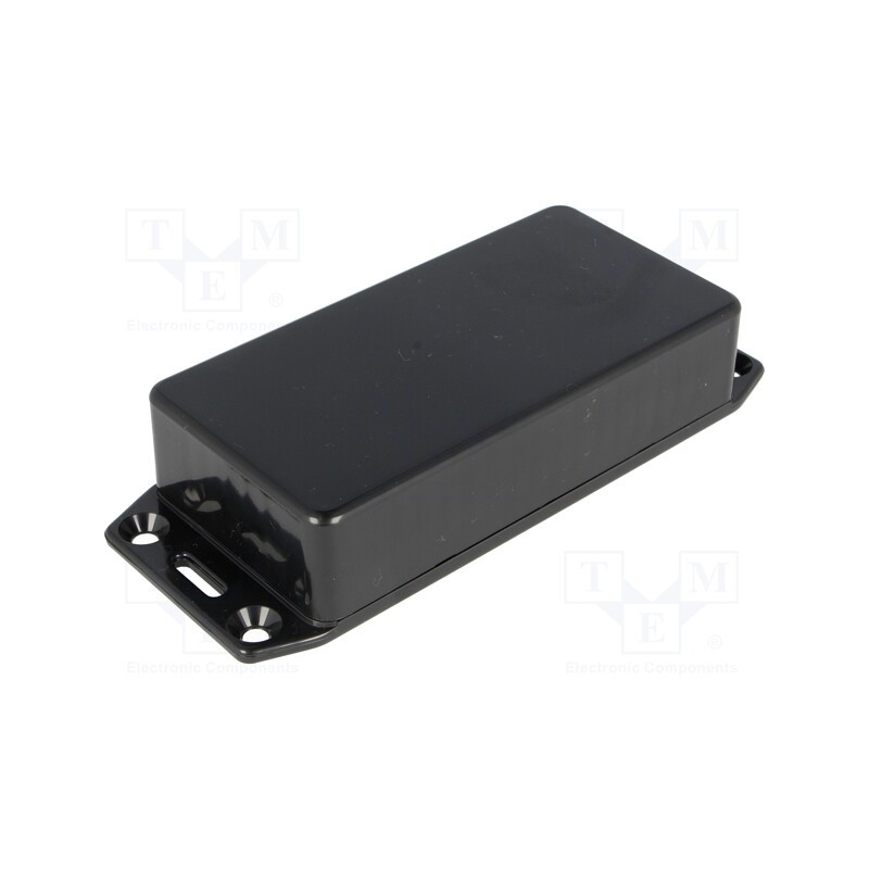 1 pcs x HAMMOND - 1591AFLBK - Enclosure: multipurpose, X: 50mm, Y: 100mm, Z: 25mm, 1591, ABS, black