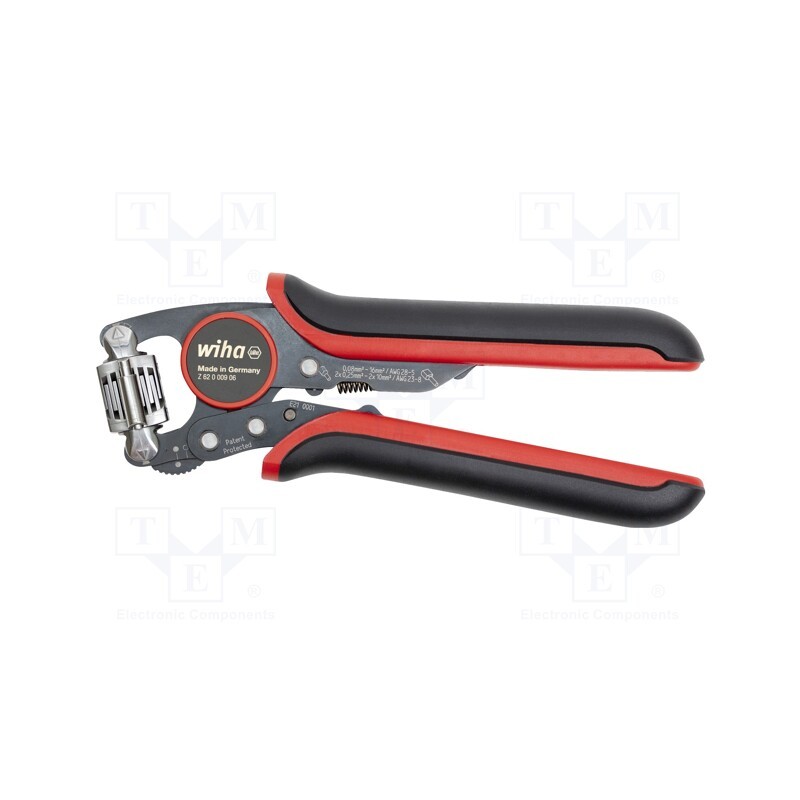 1 pcs x WIHA - 45223 - Tool: for crimping, insulated solder sleeves, 0.08÷16mm2