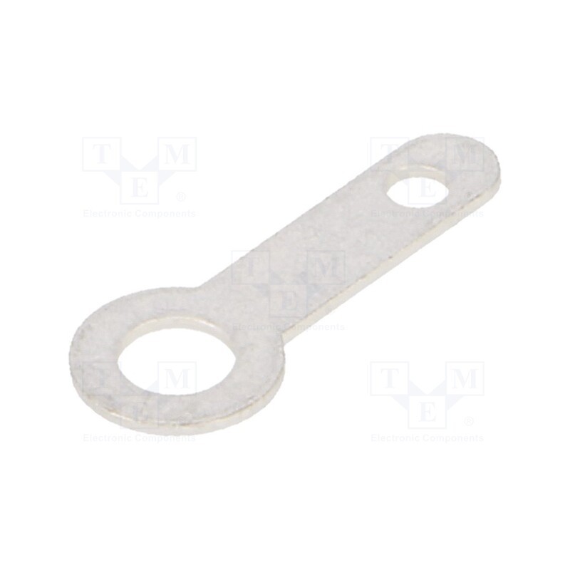 5 pcs x KEYSTONE - 7326 - Tip: solder lug ring, 0.5mm, M3,5, Ø: 3.6mm, soldering, screw, brass