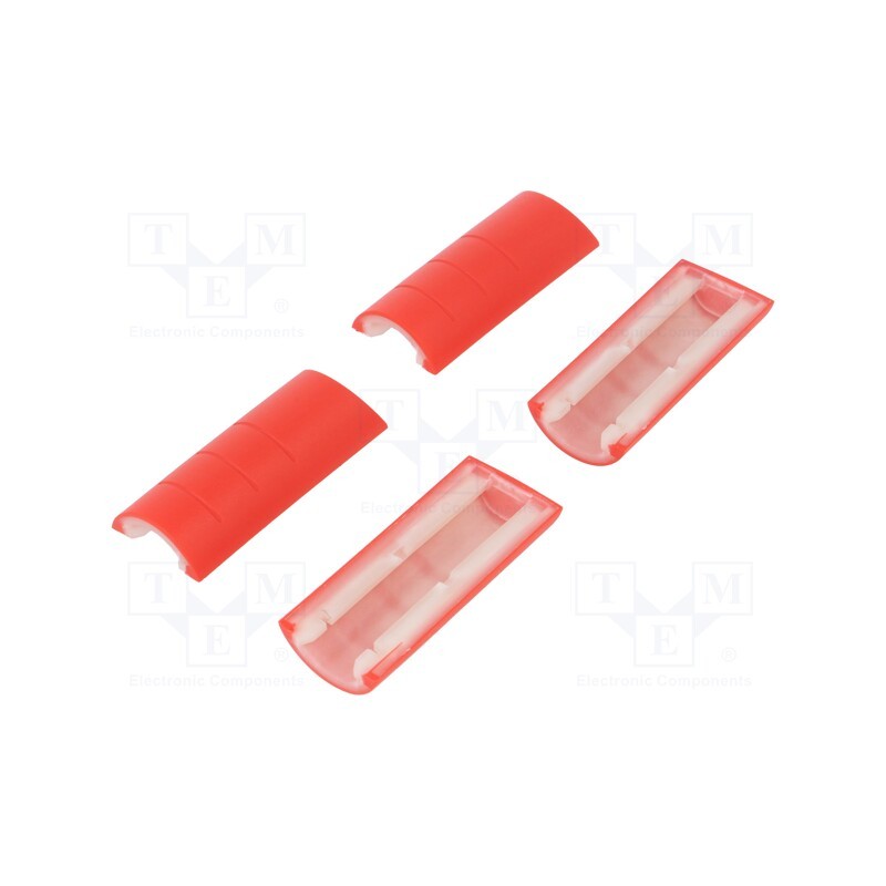 1 set x RETEX - P33133425 -AS - Rubber corner, Series: 33, red, 4pcs.