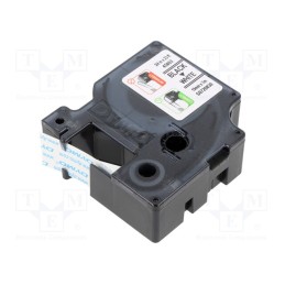 1 set x DYMO - 2093098 - Tape, 19mm, 7m, white, Character colour: black, 10pcs.