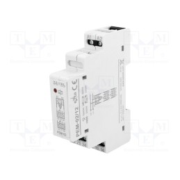 1 pcs x ZAMEL - PEM-02/012 - Relay: installation, monostable, DPDT, Ucoil: 12VAC,12VDC, 8A, IP20