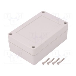1 pcs x KRADEX - Z128JH TM ABS - Enclosure: multipurpose, X: 70mm, Y: 105mm, Z: 40mm, ABS, grey, gasket