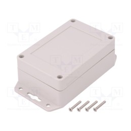 1 pcs x KRADEX - Z128UJH TM ABS - Enclosure: multipurpose, X: 70mm, Y: 105mm, Z: 40mm, ABS, grey, gasket