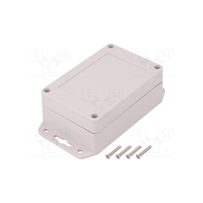 1 pcs x KRADEX - Z128UJH TM ABS - Enclosure: multipurpose, X: 70mm, Y: 105mm, Z: 40mm, ABS, grey, gasket