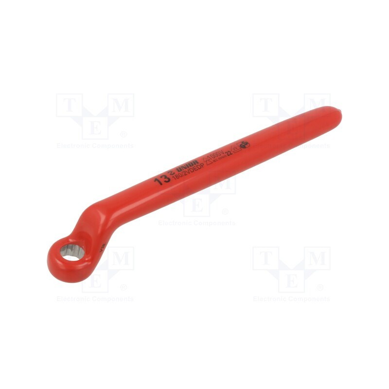 1 set x UNIOR - 612677 - Wrenches set, insulated,single sided,box, 10pcs.
