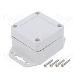 1 pcs x KRADEX - ZP60.60.40SUJ TM ABS - Enclosure: multipurpose, X: 60mm, Y: 60mm, Z: 40mm, ZP, ABS, IP67