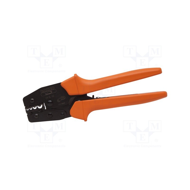 1 pcs x BAHCO - CR HL 02 -AS - Tool: for crimping, non-insulated terminals, 0.5÷6mm2
