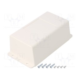 1 pcs x SUPERTRONIC - PP089W-S - Enclosure: multipurpose, X: 69mm, Y: 133mm, Z: 45mm, ABS, white