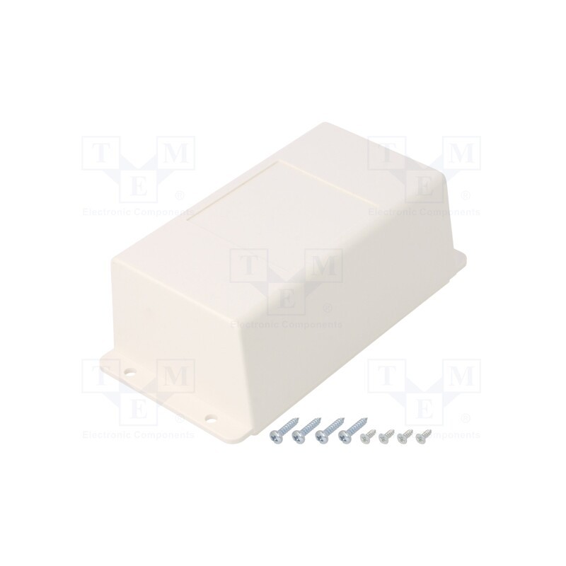 1 pcs x SUPERTRONIC - PP089W-S - Enclosure: multipurpose, X: 69mm, Y: 133mm, Z: 45mm, ABS, white