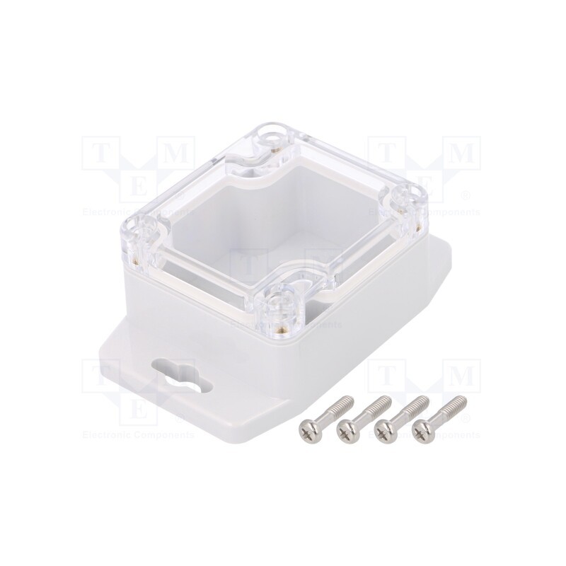 1 pcs x GAINTA - G201CMF-IP67 - Enclosure: multipurpose, X: 58mm, Y: 64mm, Z: 35mm, with fixing lugs