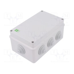 1 pcs x ELEKTRO-PLAST NASIELSK - 294783 - Enclosure: junction box, X: 139mm, Y: 198mm, Z: 82mm, IP55, grey