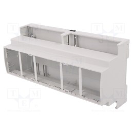 1 pcs x KRADEX - ZD1010J ABS V0 - Enclosure: for DIN rail mounting, Y: 89mm, X: 177mm, Z: 65mm, ABS