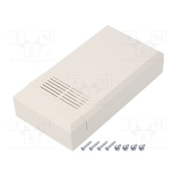 1 pcs x SUPERTRONIC - PP047W-S - Enclosure: multipurpose, X: 67mm, Y: 125mm, Z: 31mm, vented, ABS