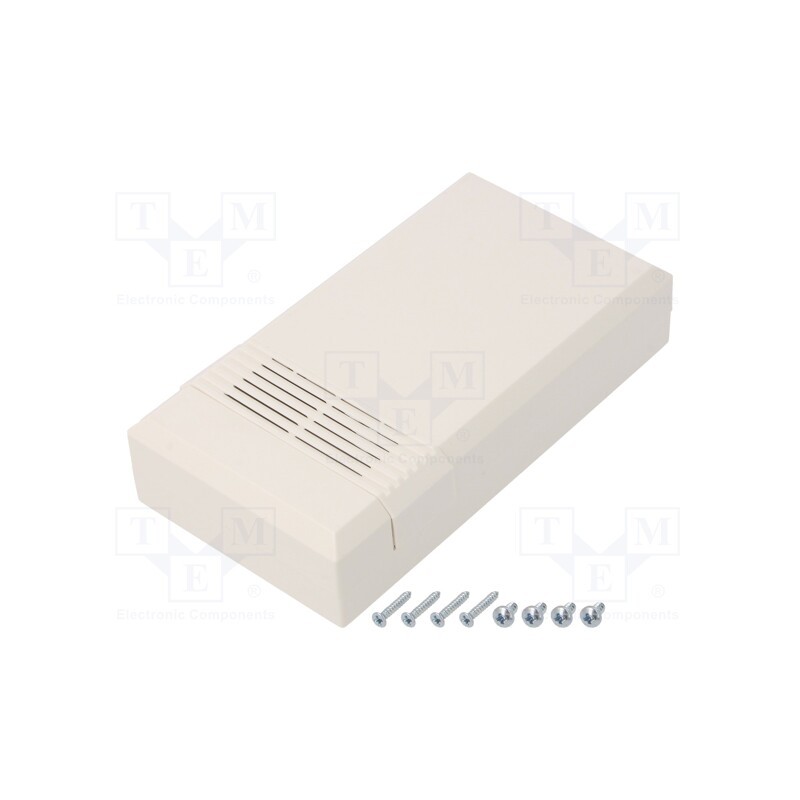 1 pcs x SUPERTRONIC - PP047W-S - Enclosure: multipurpose, X: 67mm, Y: 125mm, Z: 31mm, vented, ABS