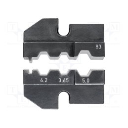 1 pcs x KNIPEX - 97 49 83 - Crimping jaws, fiber optics connectors ST, SC, STSC/K , FSMA