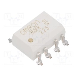 1 pcs x OMRON OCB - G3VM355FR - Relay: solid state, SPST-NO + SPST-NC, 120mA, max.350VAC, SMT