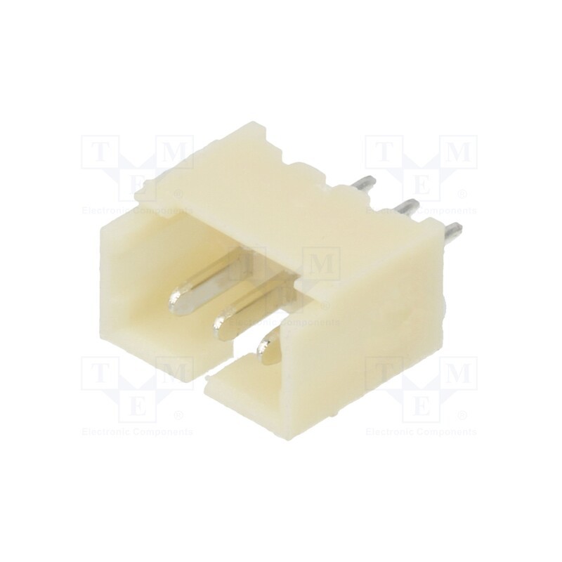 5 pcs x ADAM TECH - 125SH-A-03-TS - Socket, wire-board, male, 1.25mm, PIN: 3, THT, 125V, 1A, tinned