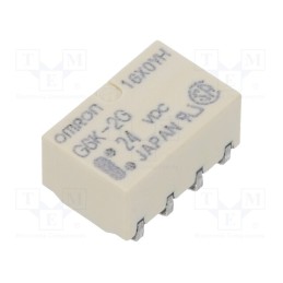 1 pcs x OMRON OCB - G6K-2G DC24 - Relay: electromagnetic, DPDT, Ucoil: 24VDC, Icontacts max: 1A