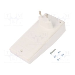 1 pcs x SUPERTRONIC - PP059W-S - Enclosure: for power supplies, X: 120mm, Y: 56mm, Z: 18mm, ABS, white