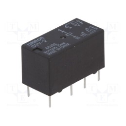 1 pcs x OMRON OCB - G5V-2 48VDC - Relay: electromagnetic, DPDT, Ucoil: 48VDC, Icontacts max: 2A, PCB